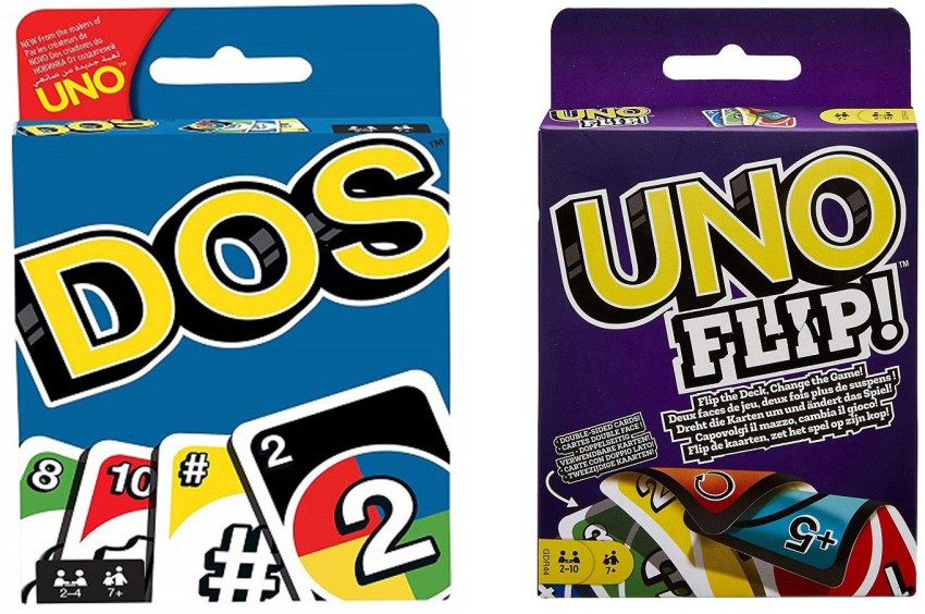 Uno Flip Card Game, Uno Dos Card Game, Mattel Game Uno, Play Uno Games