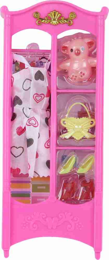 CADDLE TOES Doll House for Girls Doll Set with Pink Slippers