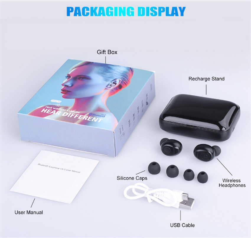 TECHNO BEST TechnoBest 3500mAh Wireless Waterproof Earbuds for sports game Bluetooth Headset Price in India Buy TECHNO BEST TechnoBest 3500mAh Wireless Waterproof Earbuds for sports game Bluetooth Hea...