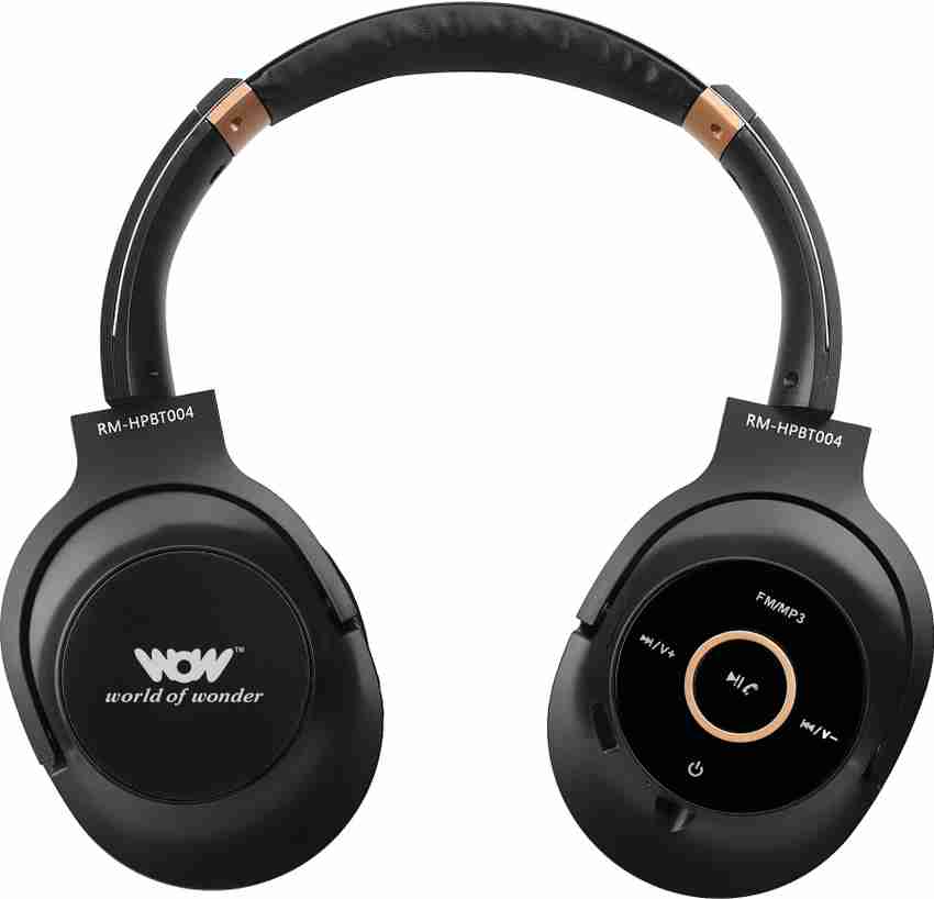 WOW worlds of wonder Wireless Stereo Headphone Bluetooth Headset with Mic WowBTHP02 Bluetooth Price in India Buy WOW worlds of wonder Wireless Stereo Headphone Bluetooth Headset with Mic WowBTHP02 Blu...