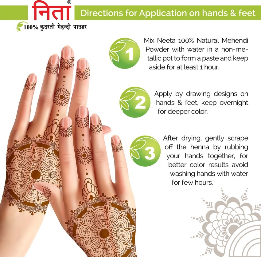 Neeta 100% Natural Mehendi Powder 500g