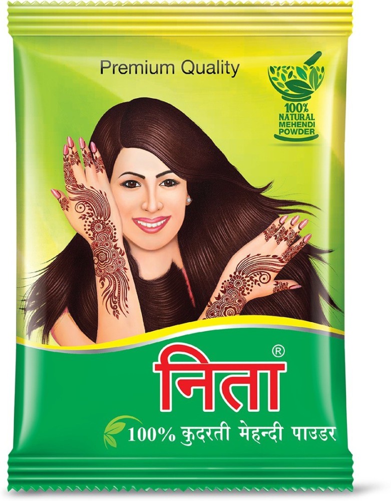 Buy Neeta Hair Henna Hair Color - Natural Brown 125gm Online at Best Price  - Henna