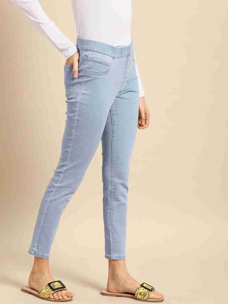 Dressberry Blue Jegging Price in India Buy Dressberry Blue Jegging online at Flipkart