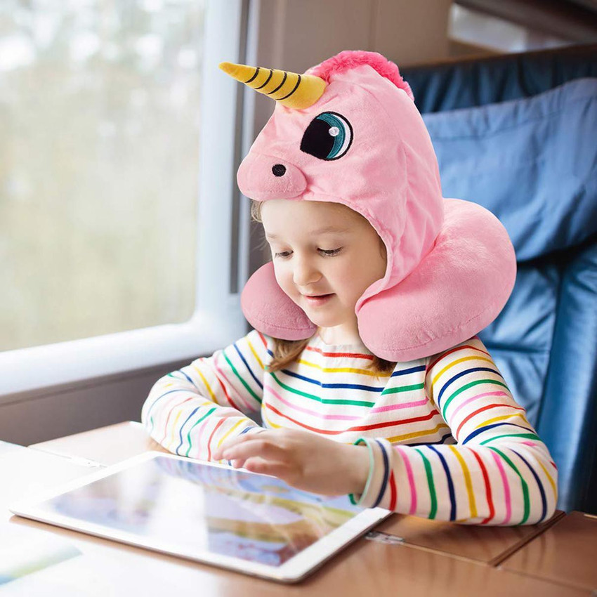 Unicorn hoodie neck pillow store