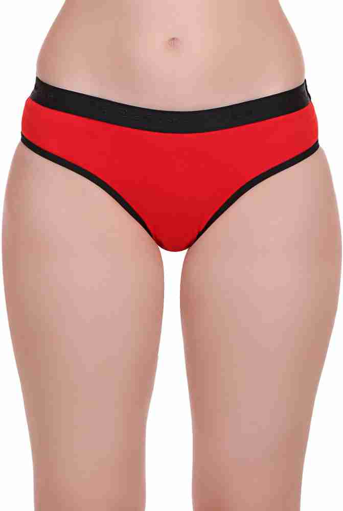 Selfcare Tummy Tucker Women Hipster Multicolor Panty - Buy Red