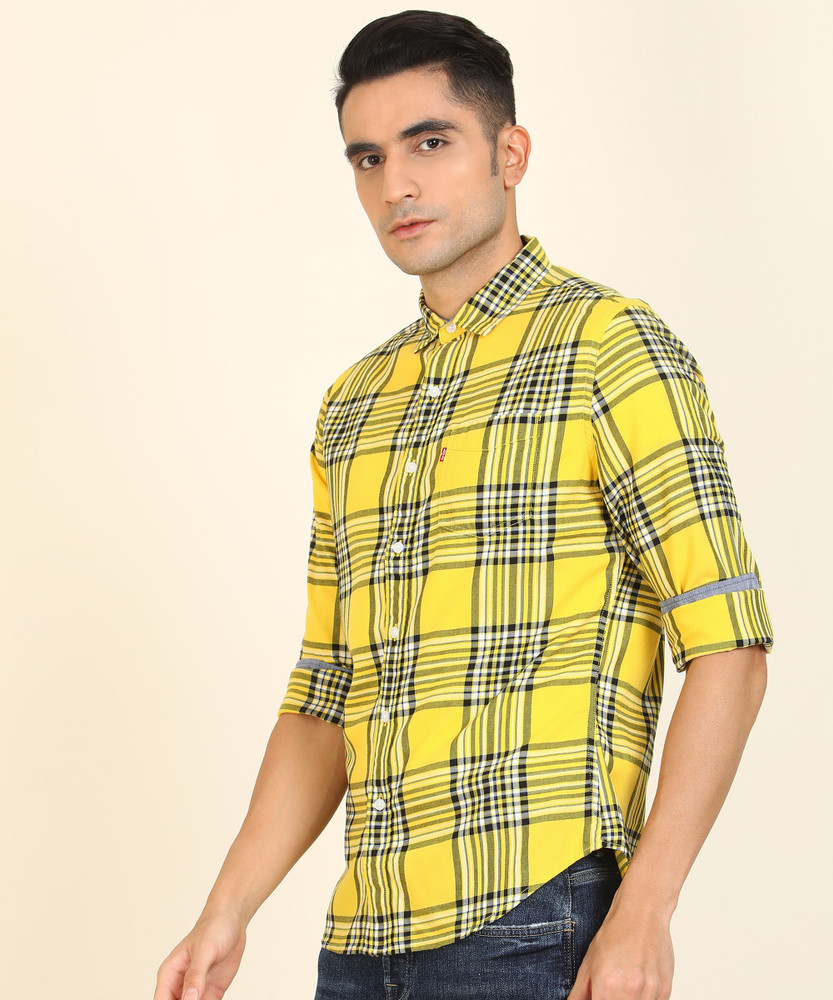 Levis clearance shirt yellow
