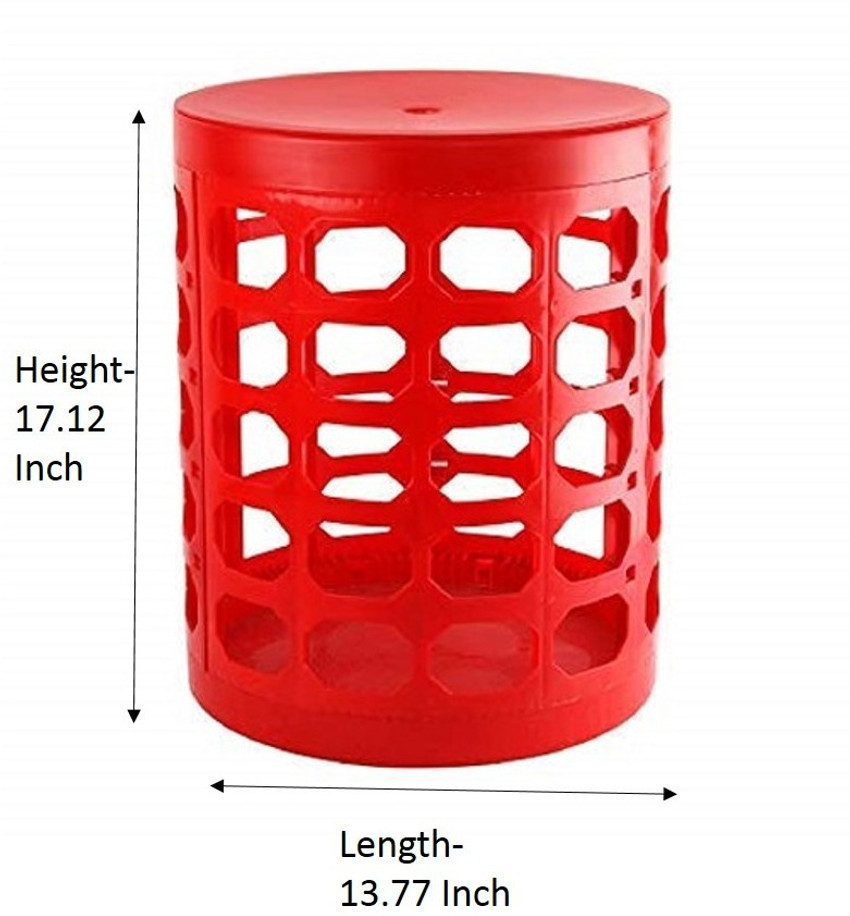 Cello Plastic Multi Storage Stool Red Stool Price in India Buy Cello Plastic Multi Storage Stool Red Stool online at Flipkart