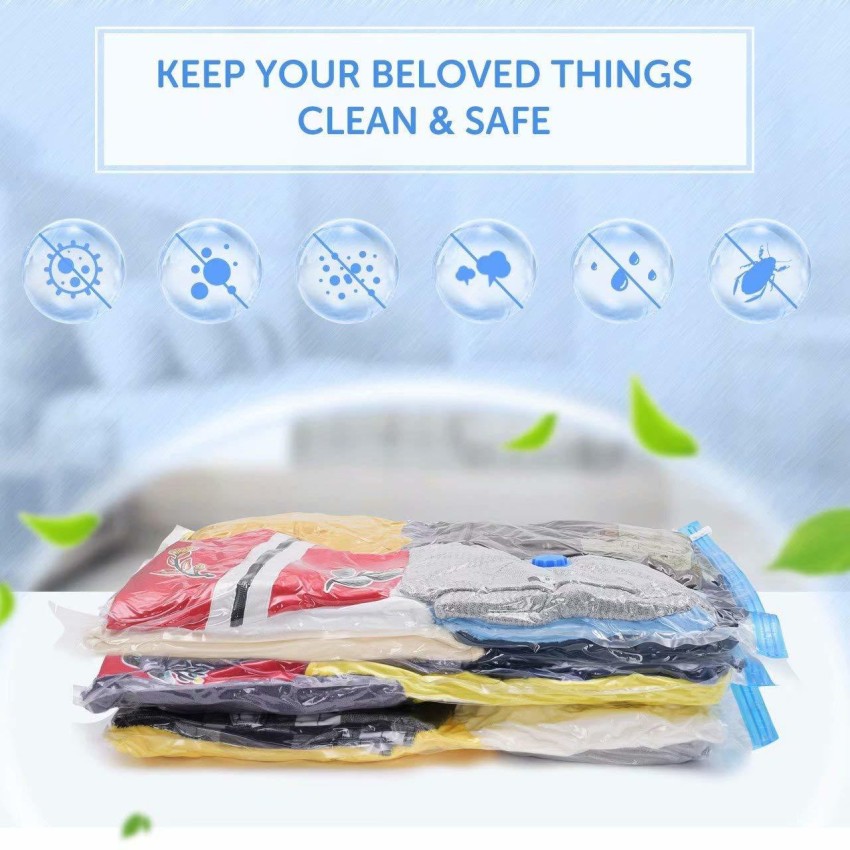 Spacesaver Vacuum Storage Bags Save 80% On Clothes Storage Space - Vacuum  Sealer Bags For Comforters, Blankets, Bedding, Clothing - Compression Seal  F