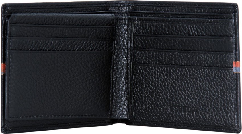 ESBEDA Men Black Artificial Leather Wallet Black Price in India