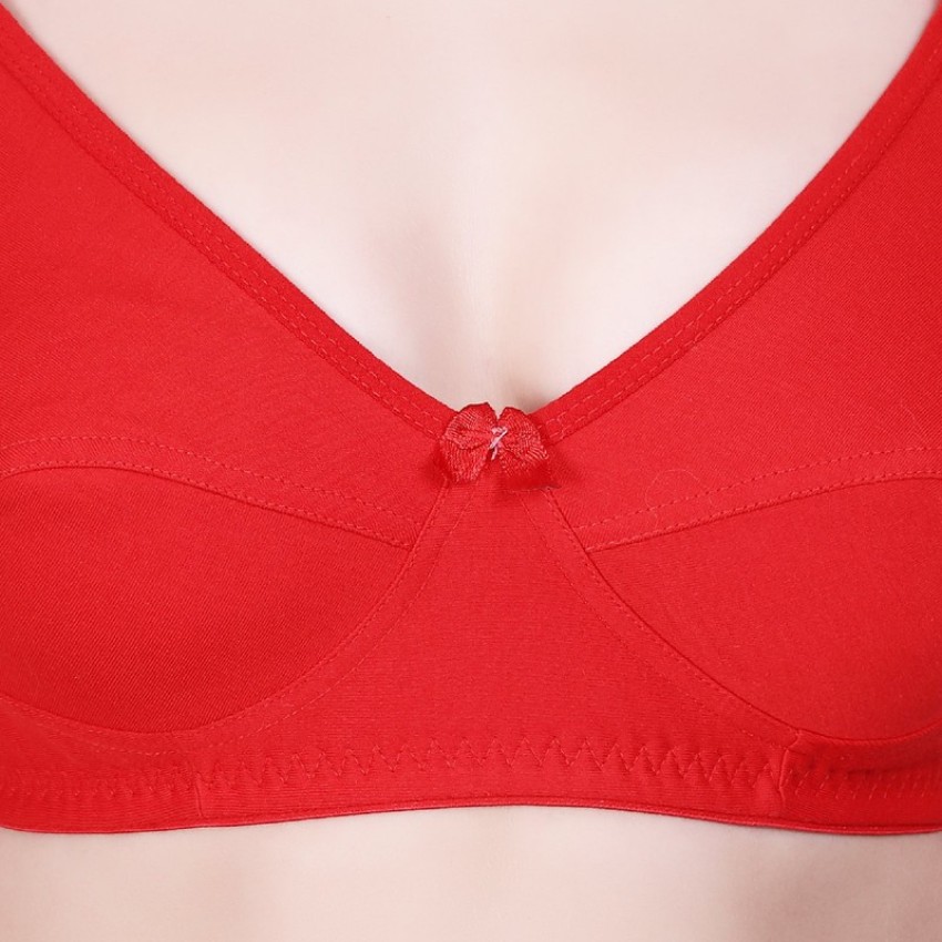 Red Plain Padded Bra, Size: 32B at Rs 110/piece in Delhi
