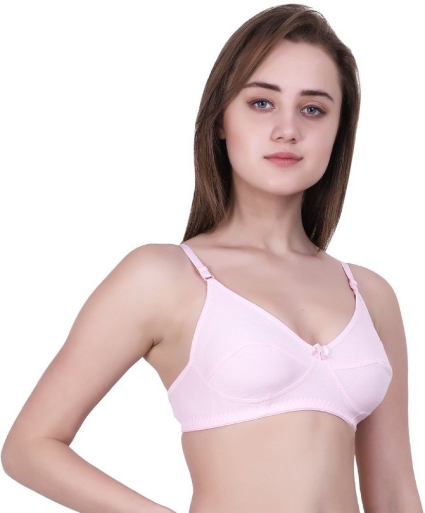 U&C Cotton Non-Padded Bra For Women (Pink-36 Size) Women Full Coverage Non  Padded Bra - Buy U&C Cotton Non-Padded Bra For Women (Pink-36 Size) Women  Full Coverage Non Padded Bra Online at
