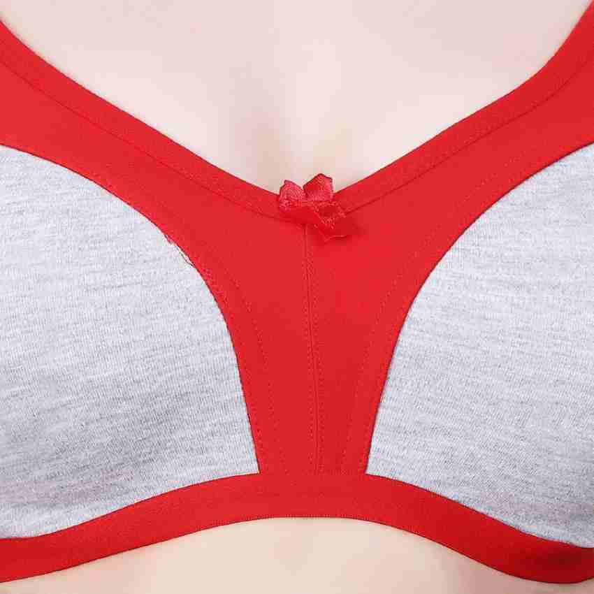 Cotton Ladies Padded Bra, Red, Size: 34B at Rs 50/piece in Chak