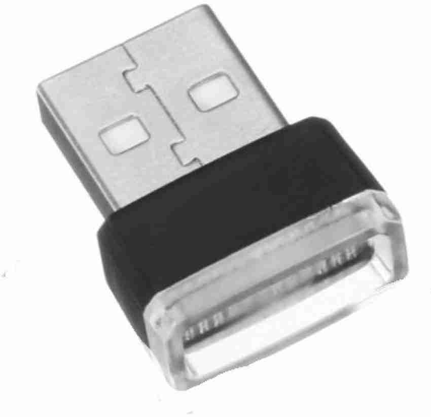USB LED Atmosphere Lights Mini Car Interior Ambient Lighting Kit-Universal  (White, 2 pcs)