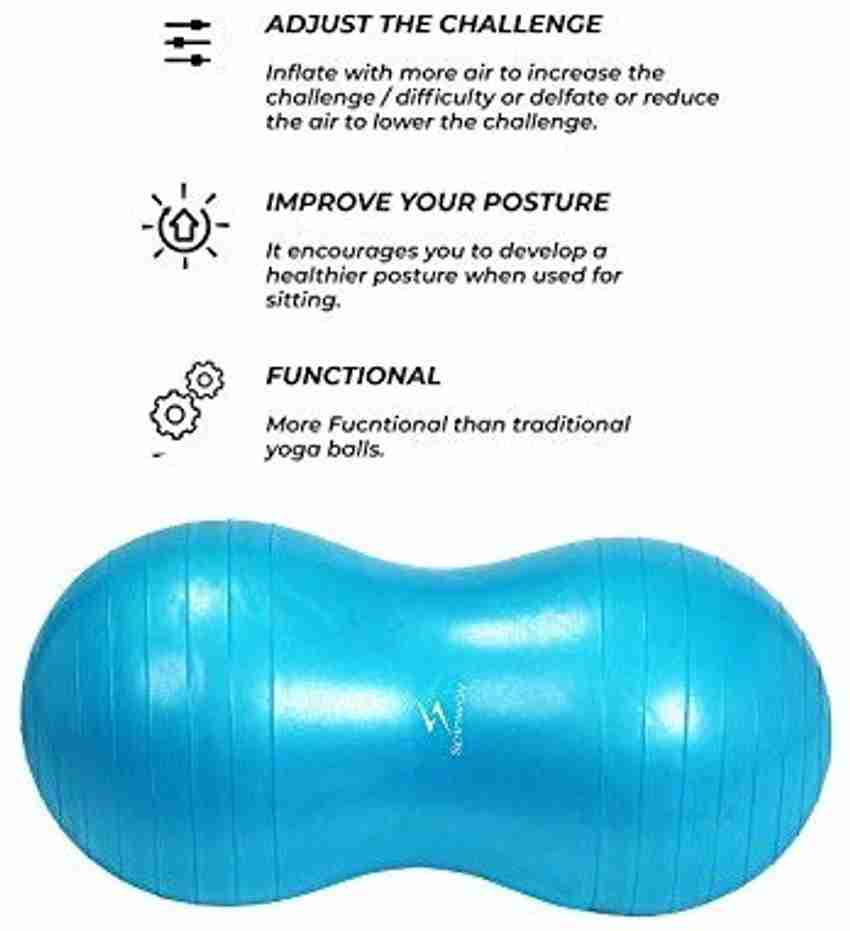 Spinway Peanut Ball for Physio Therapy Yoga Exercise Gym Ball