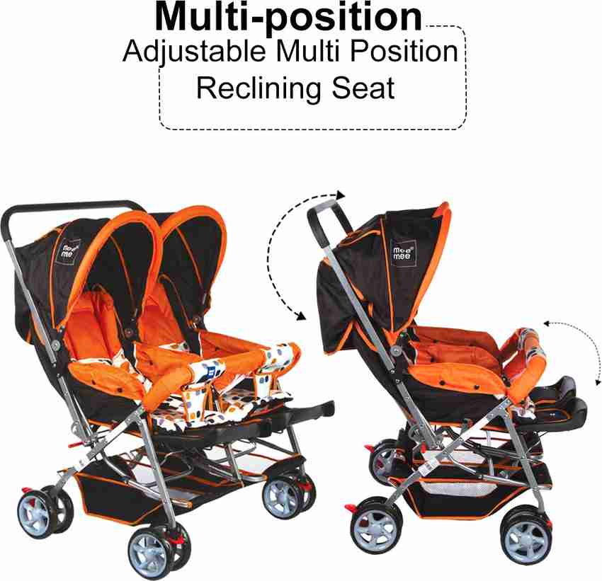 Joovy double stroller orange online