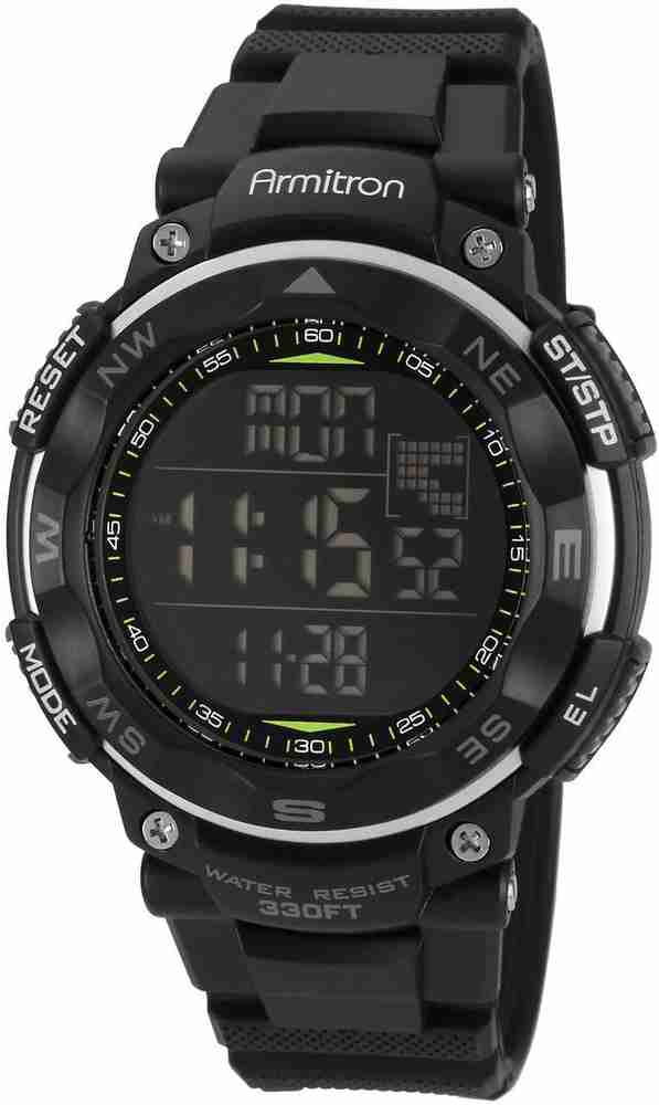 Armitron men's black watch deals