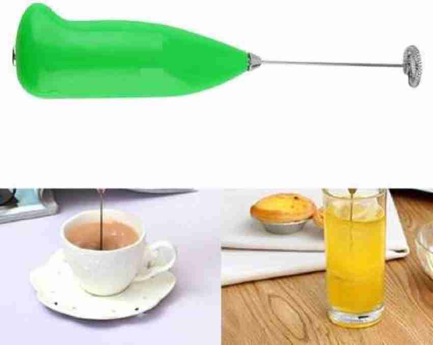 Plastic Multicolor Portable Electric Mini Drink Frother Coffee Milk Hand  Blender Whisker