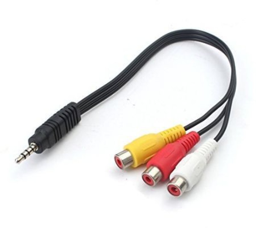 Audio/video Phono RCA - 3.5 mm. Jack adapter cable