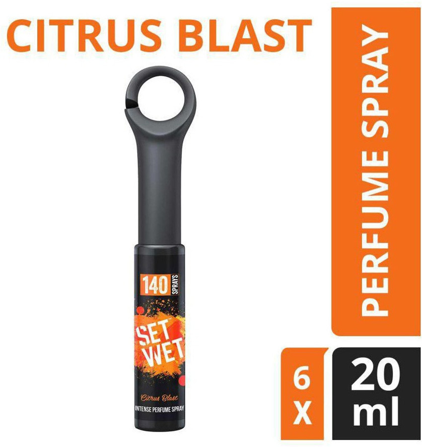SET WET CITRUS BLAST POCKET 20ML 6 Deodorant Spray For
