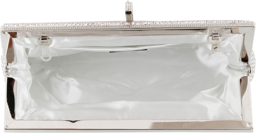 Buy Silver Clutch And Evening Bag Online on Ubuy India at Best Prices