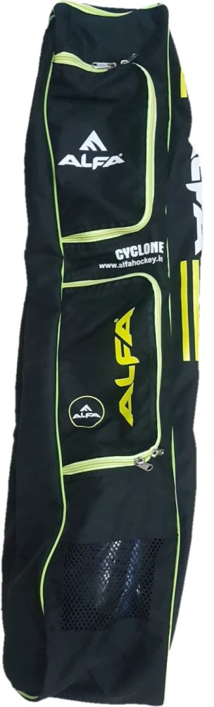 Buy A L F A Material Cyclone Hockey Stick Cum Kit Bag (Black White) Online  at Low Prices in India 