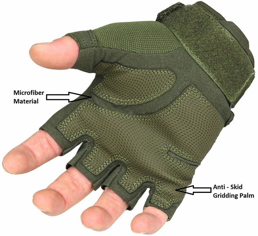 Army fingerless gloves clearance