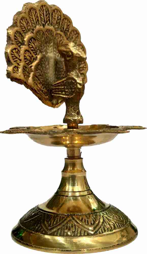 Mahabharat Diya Kuthu Vilakku Brass Oil Lamp Traditionally