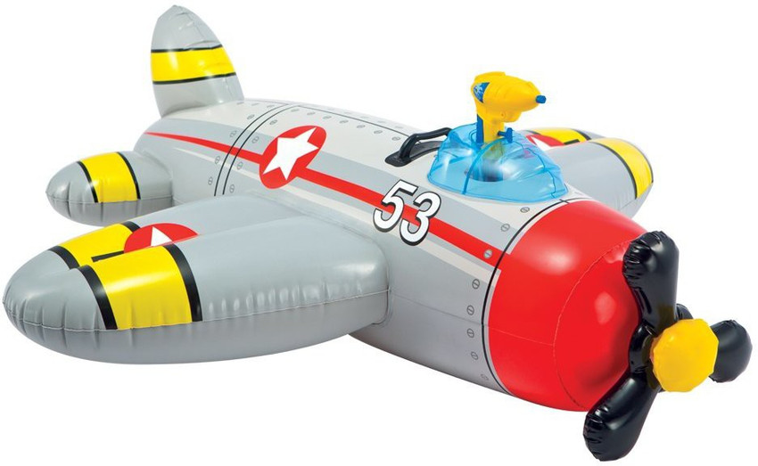 Intex ride on water gun plane discount