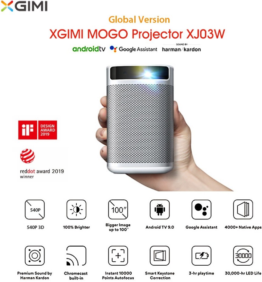 XGIMI MoGo, 210 ANSI Lumens Smart Mini Projector 1200 lm DLP