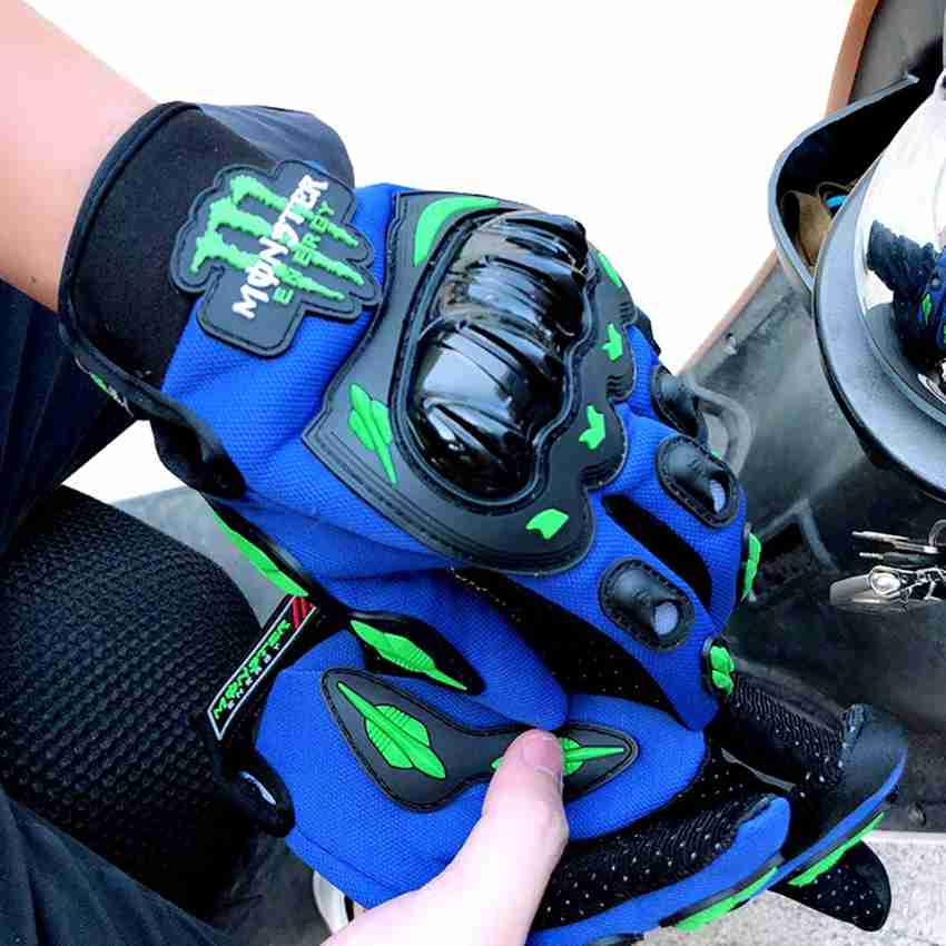 Biker gloves deals half cut