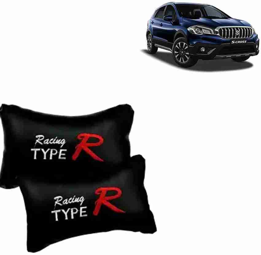 VOCADO Black Leatherite Car Pillow Cushion for Maruti Suzuki Price