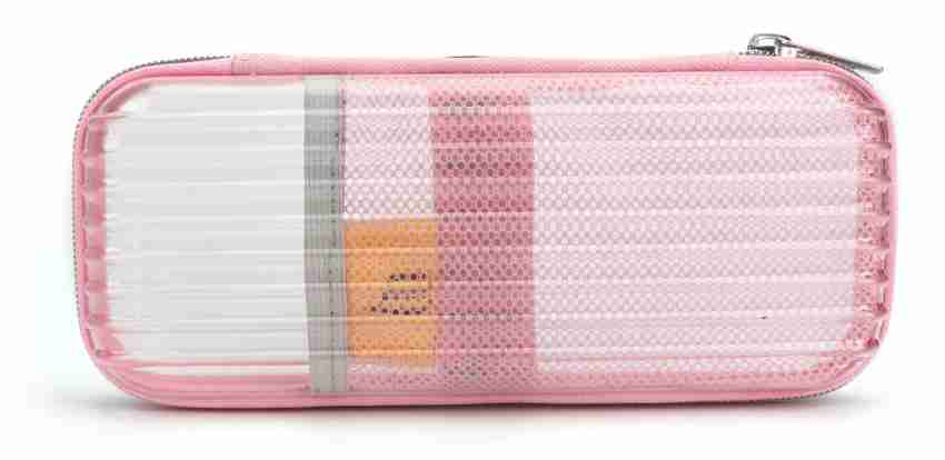 1/3 Pcs Clear Plastic Pencil Boxes, Translucent Pencil Boxes For