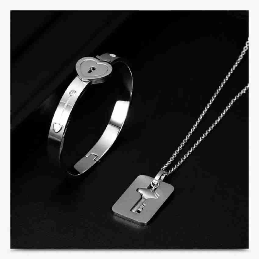 Key necklace and deals lock bracelet