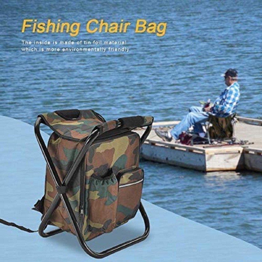 Jukkre Folding Camping Chair, Backpack Stool with Cooler Insulated Picnic  Bag for Outdoor Indoor Fishing Travel Beach Stool Price in India - Buy  Jukkre Folding Camping Chair, Backpack Stool with Cooler Insulated