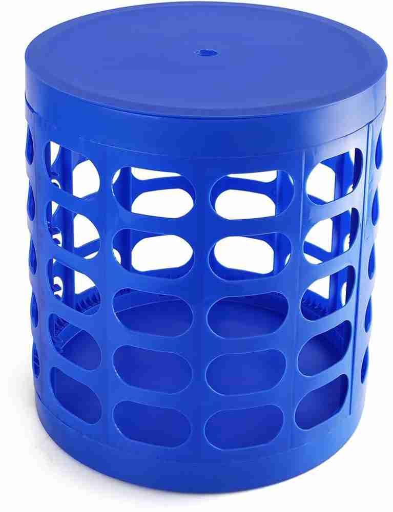 Cello Plastic Multi Storage Stool Blue Stool Price in India Buy