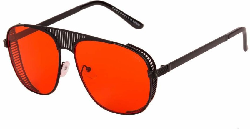 ROZZETTA CRAFT UV Protection Gradient Retro Square Full-Frame Black Sunglasses (Men And Women)