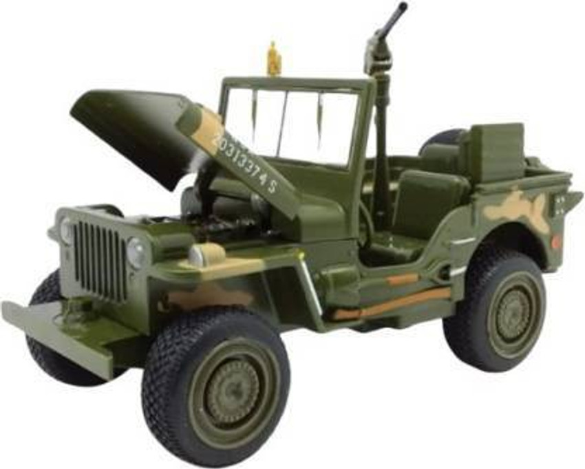 TEMSON Off road Military Force Army Jeep Car Toy with Light