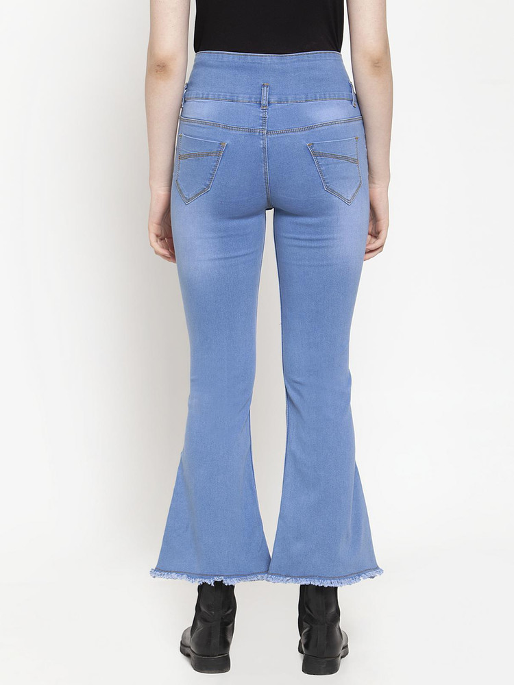 Purple cheap feather jeans