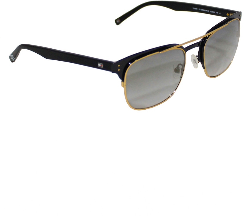 Buy TOMMY HILFIGER Clubmaster Sunglasses Grey Silver For