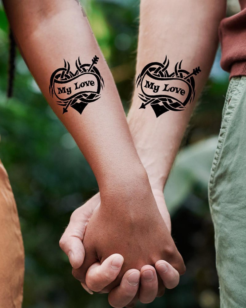 X designer My love Temporary Couple Tattoo  Price in India Buy X designer  My love Temporary Couple Tattoo Online In India Reviews Ratings   Features  Flipkartcom