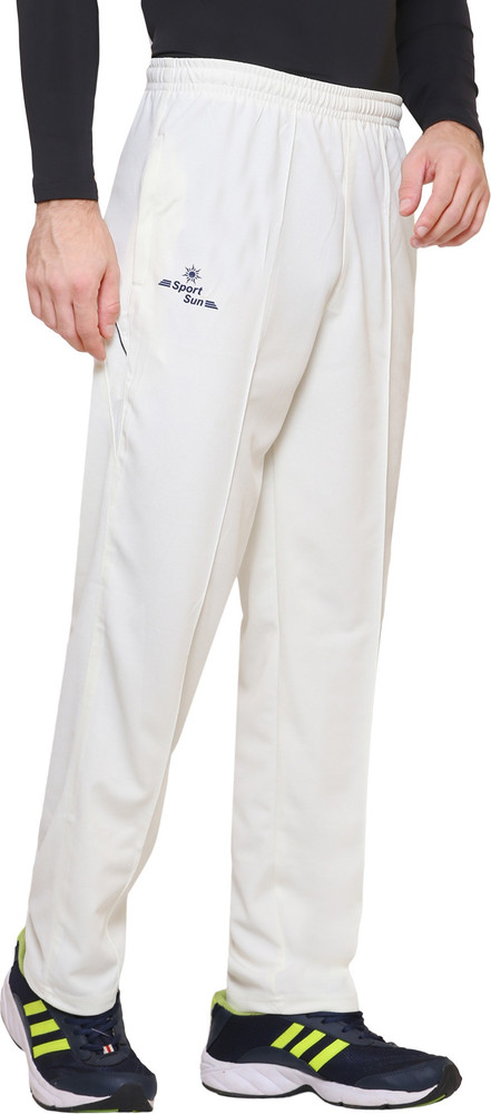 White sports track pants store
