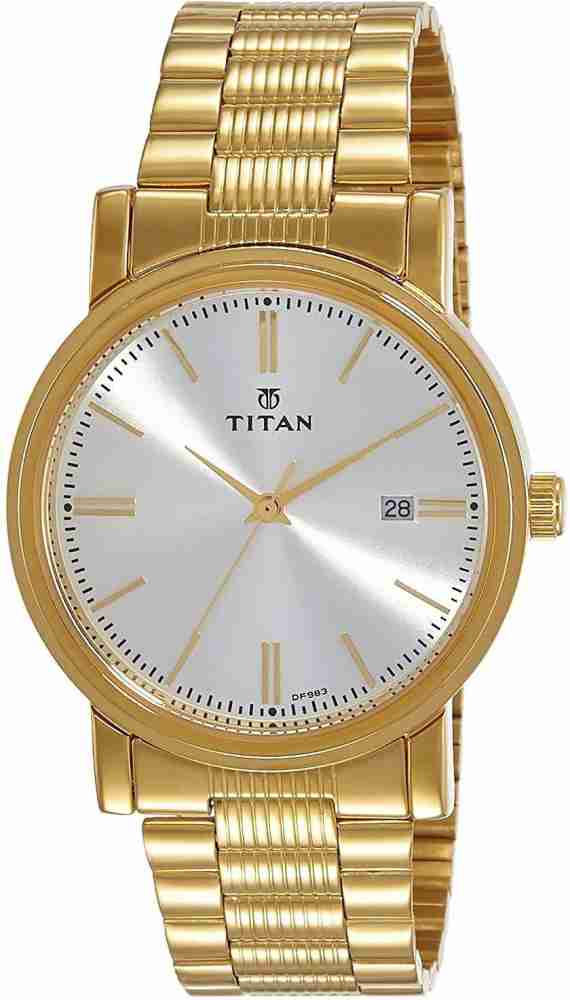 Gold plated watches mens titan hotsell