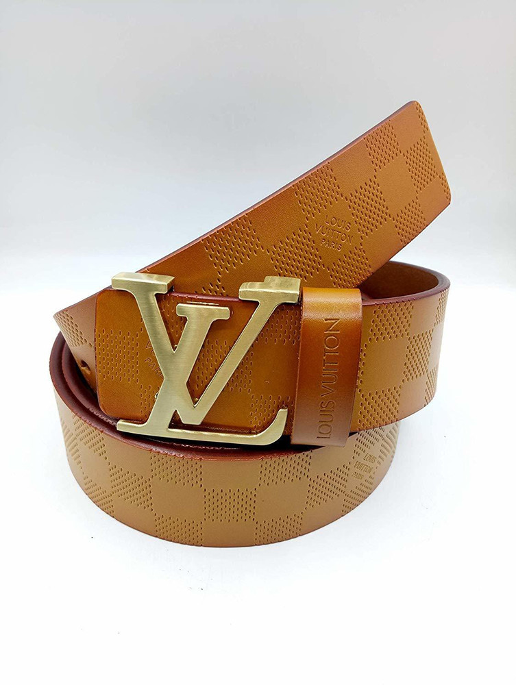 Tan best sale lv belt