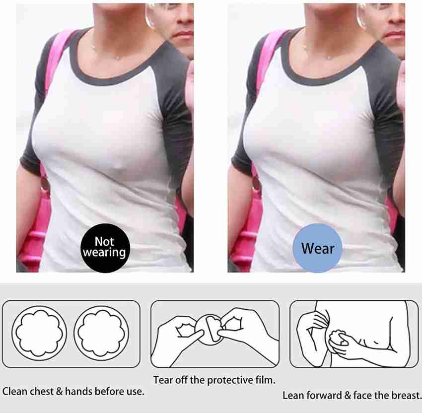 40 Pairs Nipple Covers Disposable Nipple Pasties Breast Petals  Self-adhesive Nipple Stickers