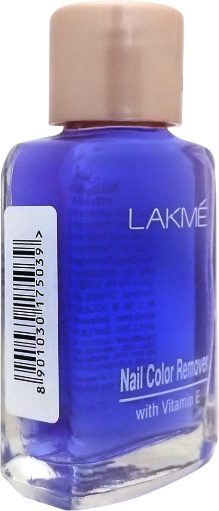 Lakmé True Wear Nail Color, Shade 506, 9 ml & Lakme Insta Eye Liner, Black,  Water Resistant, Long-Lasting, 9 ml & Lakmé Nail Color Remover, 27ml