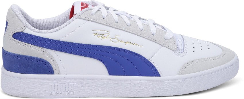 Puma ralph sampson lo vintage white dazzling clearance blue