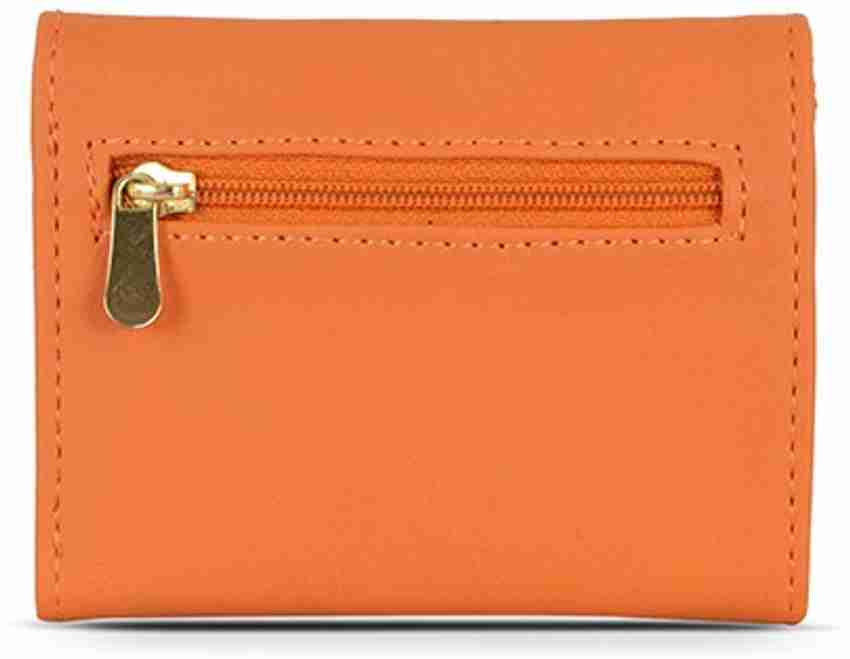 Baggit Women Orange Artificial Leather Wallet Orange Price in India Flipkart