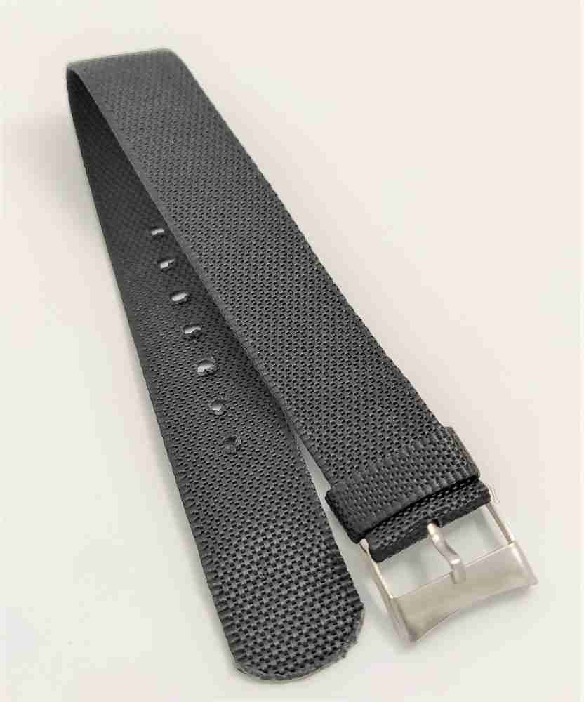 uberjewels Black Nylon Strap with Steel buckle for 18mm Lug Size Watches 18 mm Fabric Watch Strap Price in India Buy uberjewels Black Nylon Strap with Steel buckle for 18mm Lug