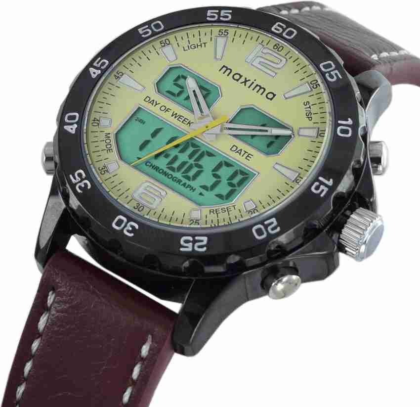 Maxima watches cheap analog digital