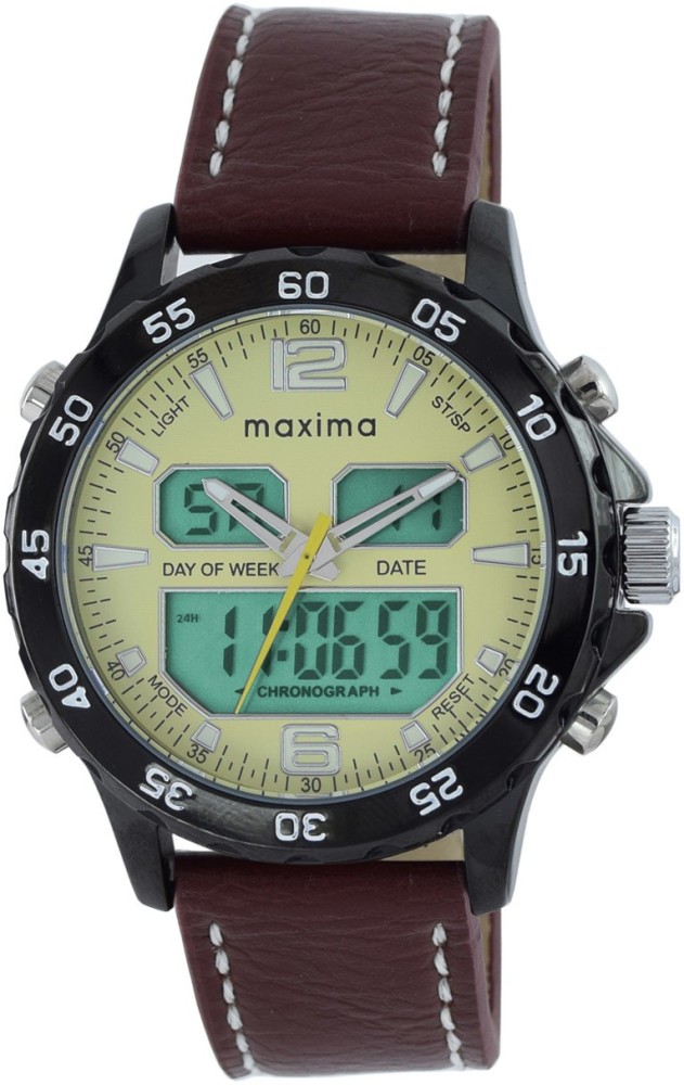 MAXIMA Analog Digital Watch For Men Buy MAXIMA Analog Digital Watch For Men 59350LMAN Online at Best Prices in India Flipkart